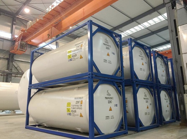 20FT/ 40FT T75 Cryogenic liquid oxygen/ nitrogen/ argon/ carbon dioxide/ N2O ISO tank Containers