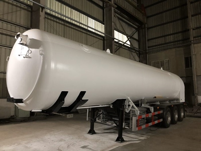 26m3 16bar High Vacuum LOX/ LIN semi-trailer liquid oxygen/ nitrogen Road Tanker
