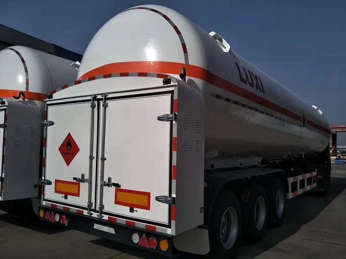 52m3 8bar LNG Semi-trailers Truck Mounted Lorry Tankers