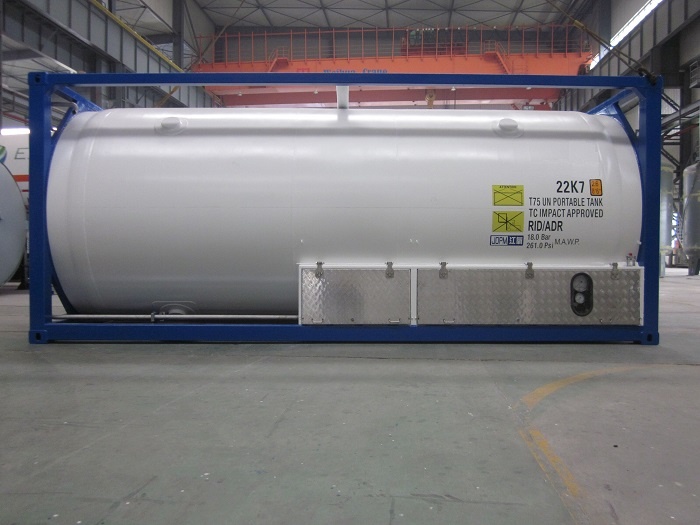 T75/ T50 20FT/ 40FT Liquid Oxygen Nitrogen Argon LNG CO2 N2O LPG ISO Tank Container