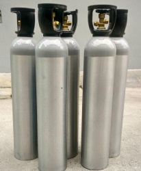 10 liter high pressure aluminum CO2 (carbon dioxide) cylinders EN ISO7866