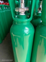 10L/12L/13.4L/15L ISO Tped Seamless Steel Portable Industrial Helium Gas Cylinder