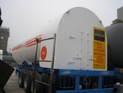 20 Ton Liquid Carbon Dioxide CO2 Semi-trailers LCO2 Road Tankers