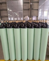 47L/ 50L 150bar/ 200bar 5.4mm Tped ISO Seamless Steel Oxygen Nitrogen Argon Gas Cylinders