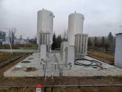 ASME/ GB Standards Cryogenic LOX/ LIN/ LAr Vertical Storage Tanks for oxygen/ nitrogen/ argon cylinder filling stations