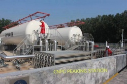 Natural Gas Peaking Station for Power Supply supplement System