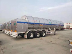 PUR Insulated CO2 Semi-trailers LCO2 Transportation Lorry Tankers